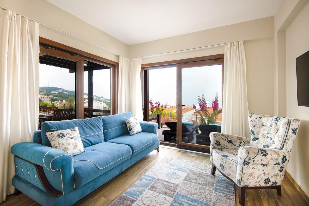 Bodrum Sea View Villa With Access To Private Beach Bogazici Exterior foto